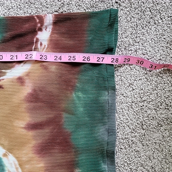 Whimsigoth Earth Tone Autumn Tie Dye Tank Top - Picture 9 of 9